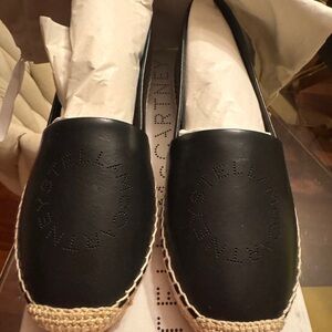 Stella McCartney Black Espadrilles with Jute Sole